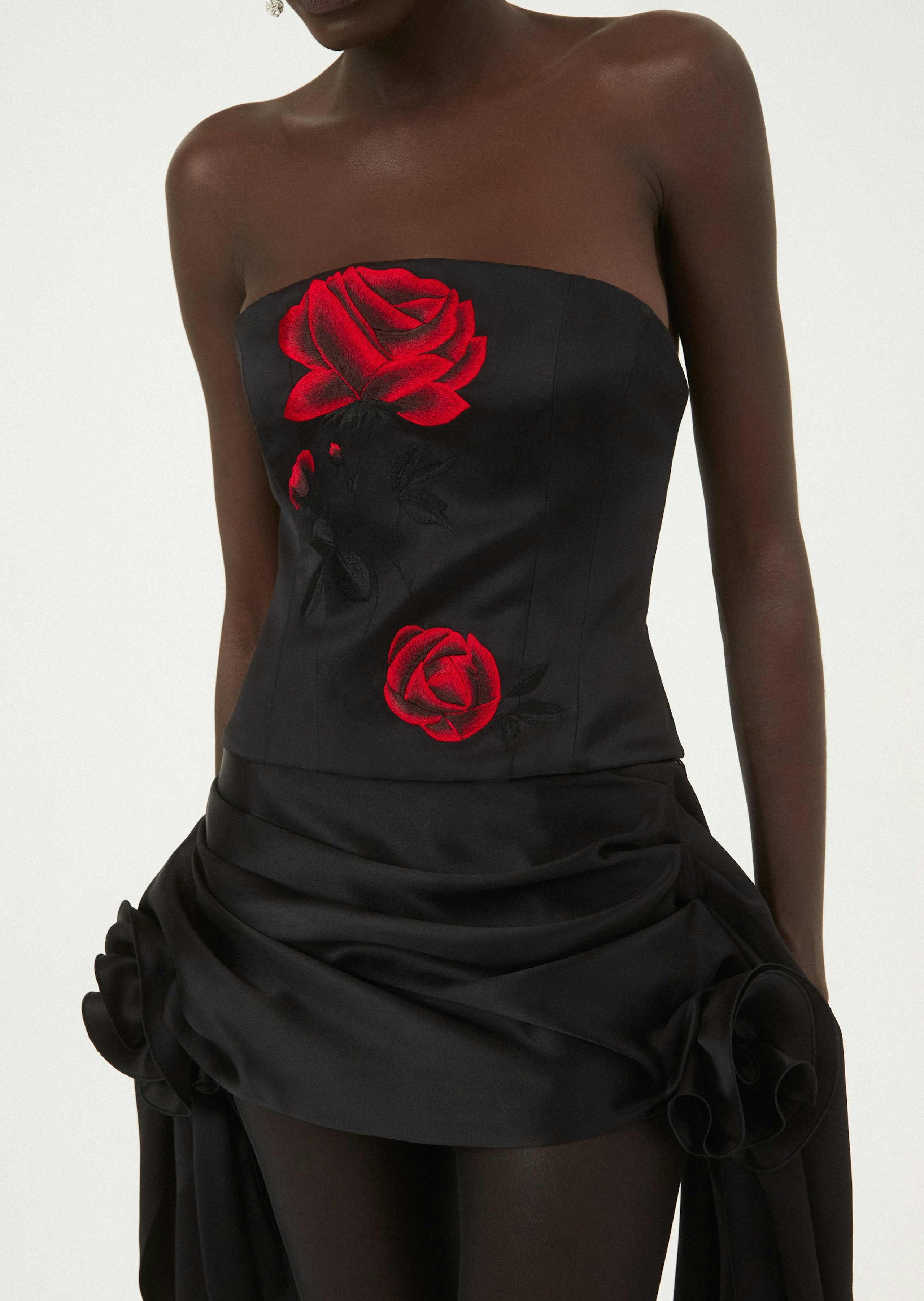 AW23 CORSET 02 BLACK EMBROIDERY