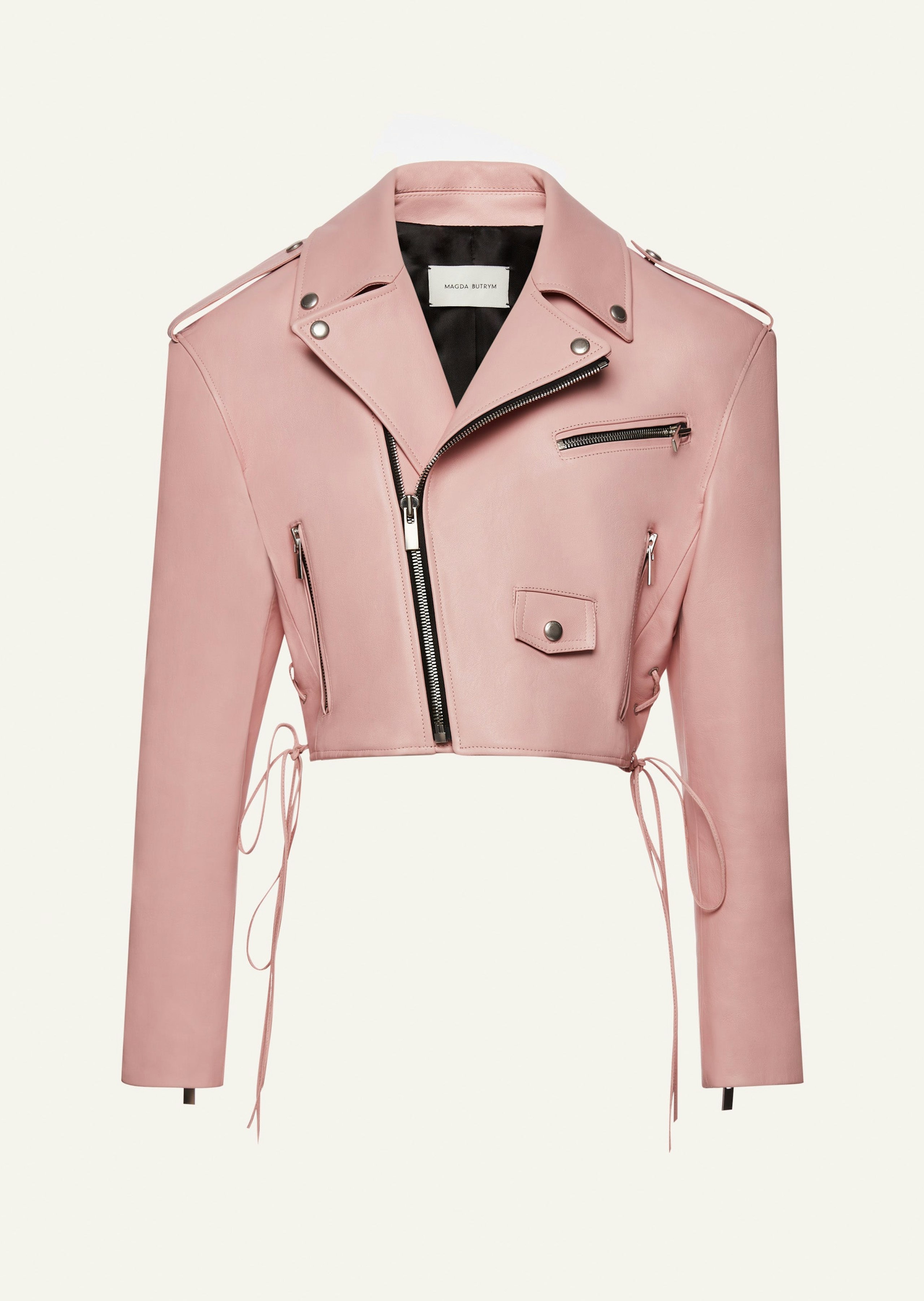 RE23 LEATHER 03 JACKET PINK