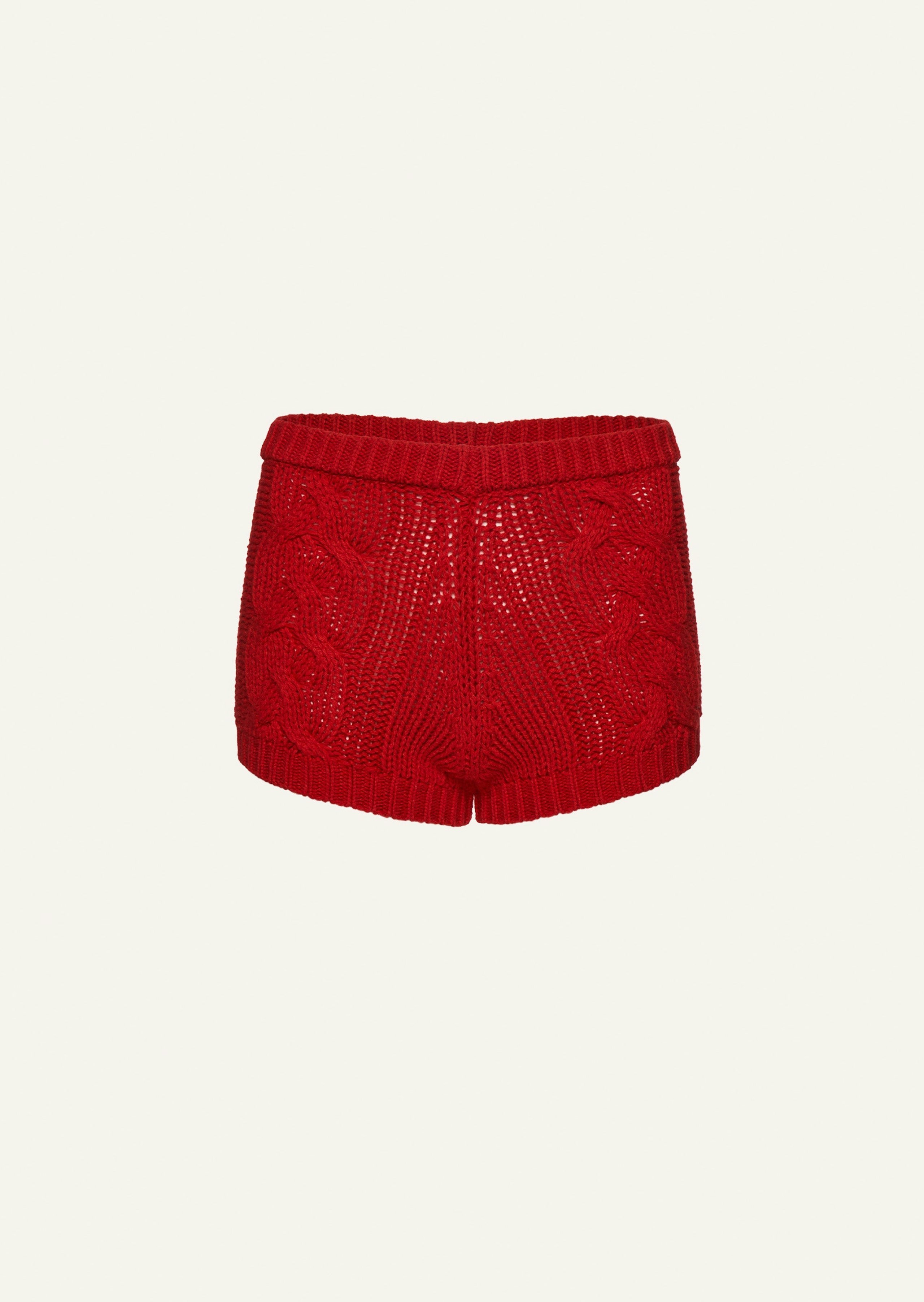 AW22 KNITWEAR 12 SHORTS RED
