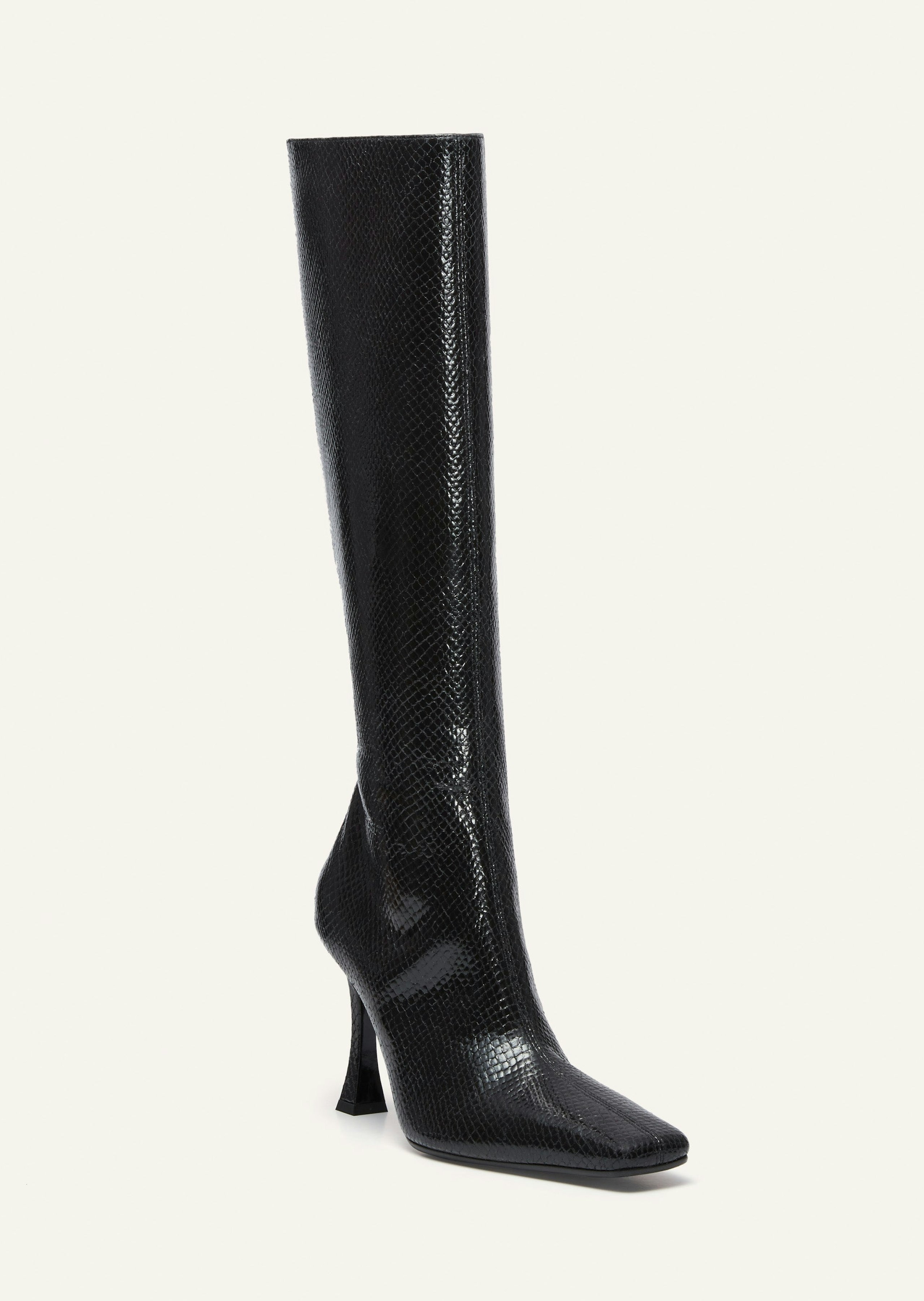 RE24 HIGH BOOTS LEATHER BLACK
